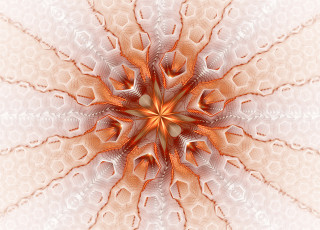 Картинка 3д графика fractal фракталы абстракция