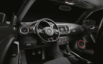 Картинка volkswagen beetle 2012 автомобили спидометры торпедо