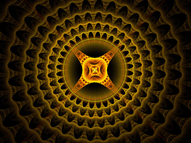 Обои картинки фото 3д, графика, fractal, фракталы, тёмный, узор, цвета, абстракция
