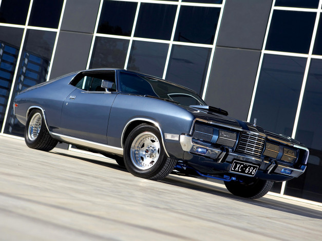 Обои картинки фото ford, falcon, xb, gt, 351, автомобили, muscle, car, gt351