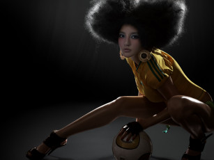 обоя Liu Yuxin, девушки, мяч