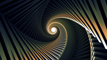 Картинка 3д графика fractal фракталы узор цвета фон