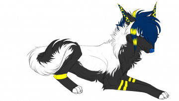 Картинка рисованные животные сказочные мифические собака