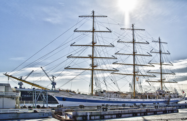 Обои картинки фото корабли, парусники, мачты