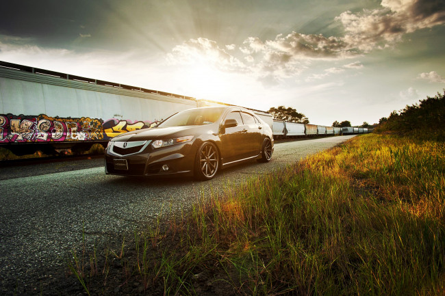 Обои картинки фото автомобили, acura, tsx