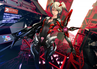 Картинка by+redjuice аниме -weapon +blood+&+technology меха костюм технологии девушка оружие