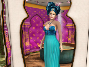 Картинка 3д+графика люди+ people фон взгляд девушка