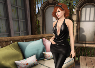 Картинка 3д+графика люди+ people фон взгляд девушка