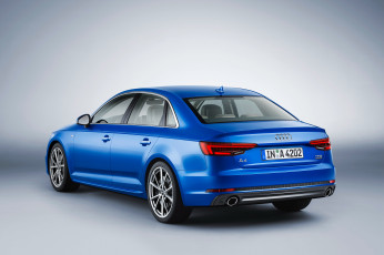 обоя автомобили, audi, 2015г, b9, s, line, quattro, tfsi, a4, 2-0