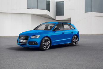 Картинка автомобили audi sq5 plus 8r 2015г голубой tdi