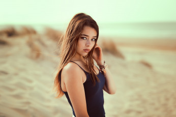 Картинка девушки -unsort+ брюнетки +шатенки взгляд лицо