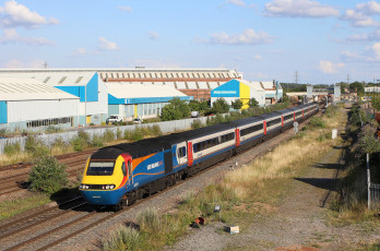 Картинка техника поезда состав локомотив рельсы дорога железная