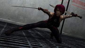 Картинка 3д+графика фантазия+ fantasy оружие фон взгляд девушка