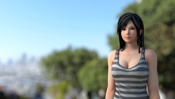 Картинка 3д+графика люди+ people фон взгляд девушка