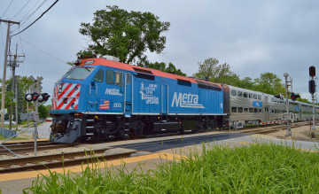 Картинка техника поезда рельсы дорога железная состав локомотив