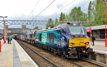 Картинка техника поезда локомотив состав рельсы дорога железная