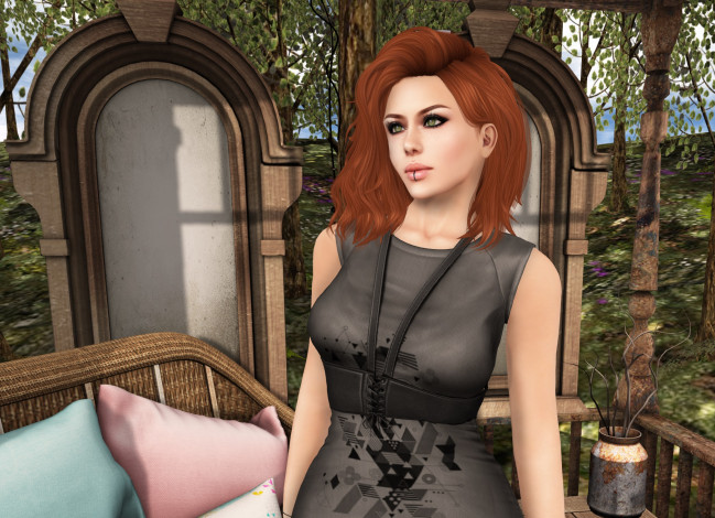 Обои картинки фото 3д графика, люди , people, фон, взгляд, девушка