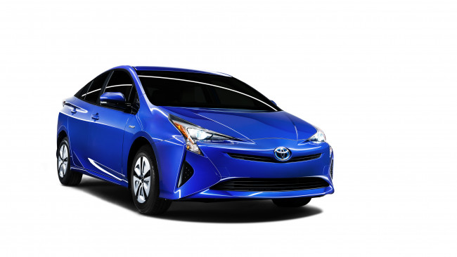 Обои картинки фото автомобили, toyota, us-spec, prius, 2016г