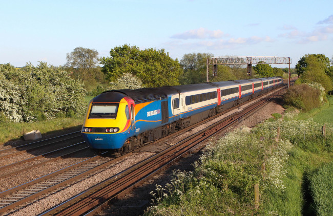 Обои картинки фото техника, поезда, состав, локомотив, рельсы, дорога, железная