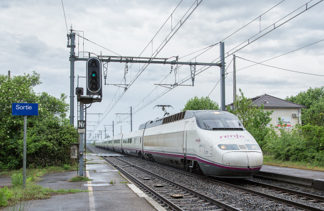 Обои картинки фото техника, поезда, состав, локомотив, рельсы, дорога, железная