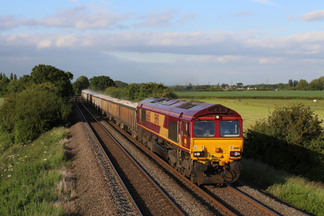 Обои картинки фото техника, поезда, состав, локомотив, железная, рельсы, дорога