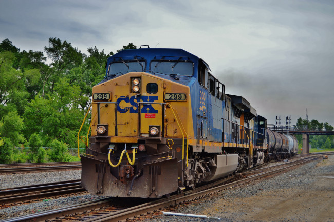 Обои картинки фото техника, поезда, состав, рельсы, локомотив, дорога, железная