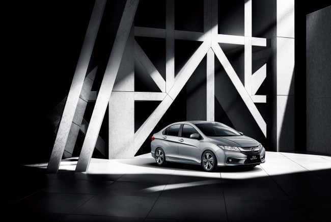 Обои картинки фото автомобили, honda, 2015г, cn-spec, city
