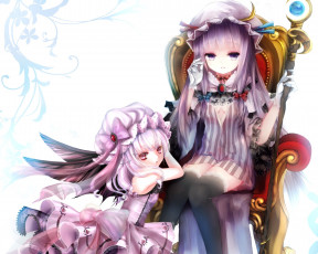 Картинка аниме touhou девушка