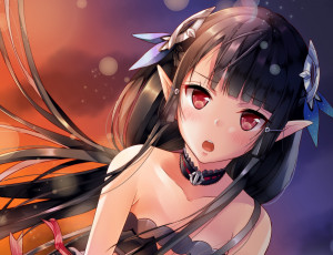 Картинка аниме phantasy+star+online девушка