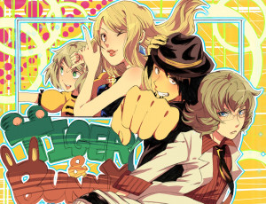 Картинка аниме tiger+and+bunny персонажи