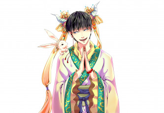 Картинка аниме hoozuki+no+reitetsu hakutaku