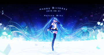 Картинка аниме vocaloid hatsune miku