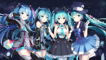 Картинка аниме vocaloid hatsune miku