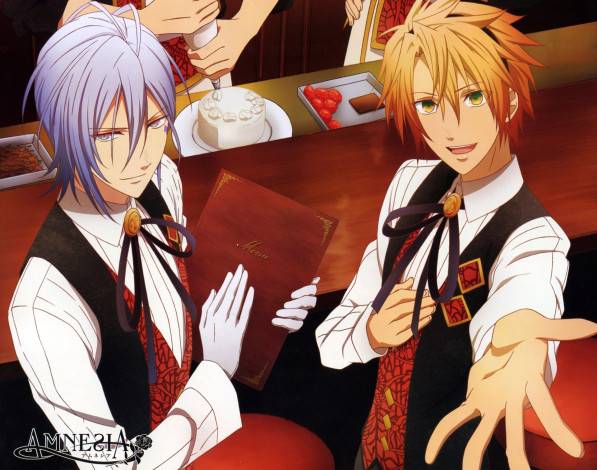 Обои картинки фото аниме, amnesia, парни