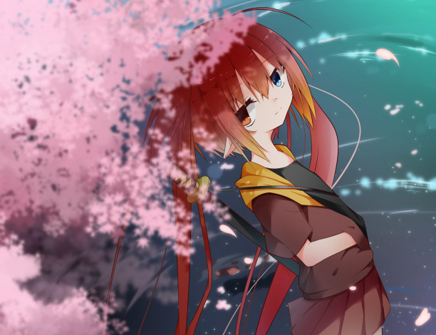 Обои картинки фото аниме, unknown,  другое, девушка