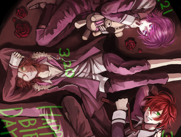 Обои картинки фото аниме, diabolik lovers, парни