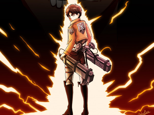 Обои картинки фото аниме, shingeki no kyojin, shingeki, no, kyojin