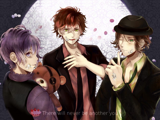 Обои картинки фото аниме, diabolik lovers, парни