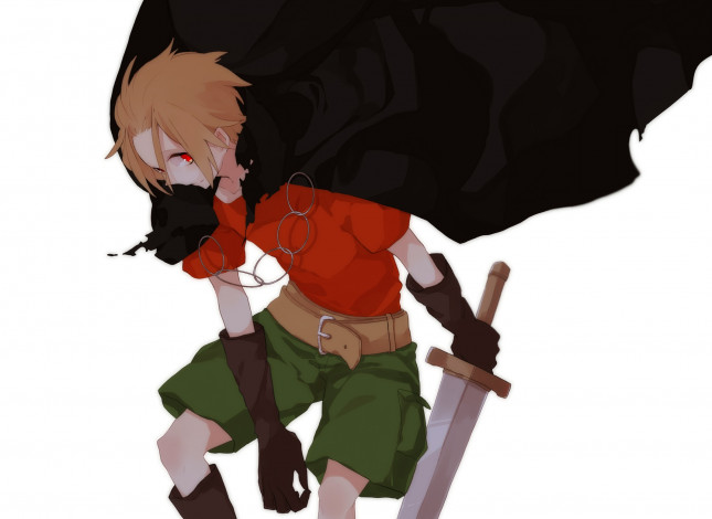 Обои картинки фото аниме, senyuu, парень