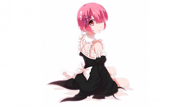 Обои картинки фото аниме, re,  zero kara hajimeru isekai seikatsu, фон, девушка