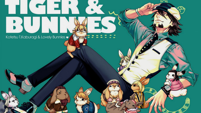 Обои картинки фото аниме, tiger and bunny, барнаби, котецу