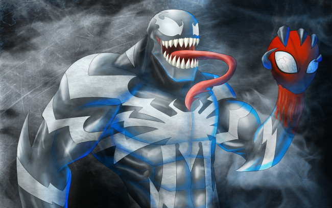 Обои картинки фото рисованное, комиксы, venom