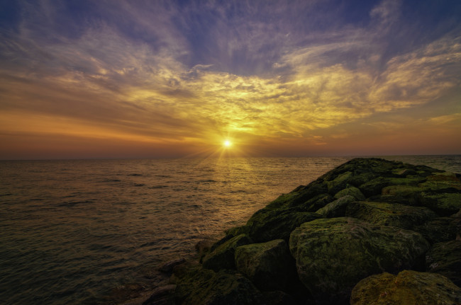 Обои картинки фото природа, восходы, закаты, рассвет