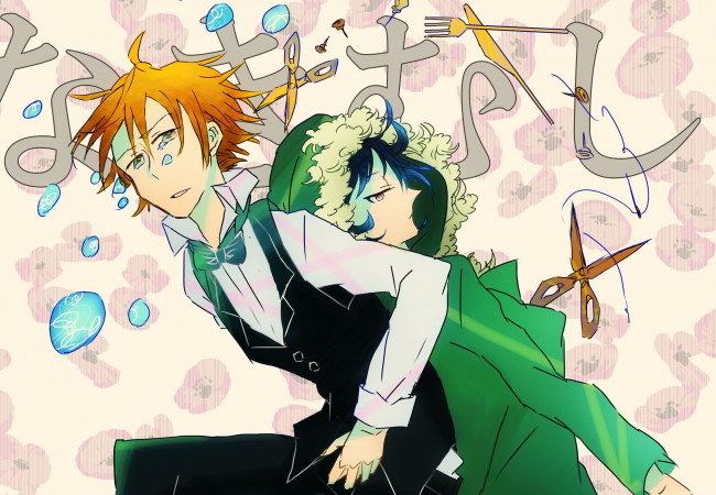 Обои картинки фото аниме, durarara, парни