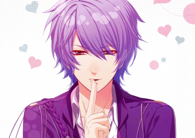 Обои картинки фото glass heart princess, аниме, парень