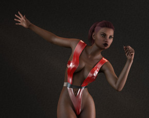 Картинка 3д+графика люди+ people девушка фон взгляд