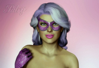 Картинка 3д+графика портрет+ portraits девушка взгляд фон