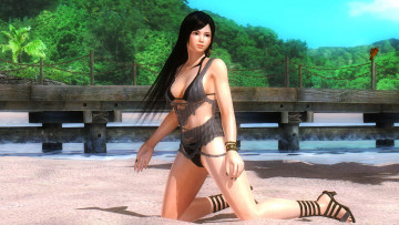 Картинка 3д+графика люди+ people взгляд девушка kokoro фон