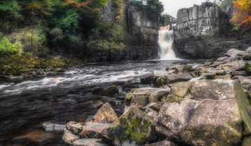 Картинка природа водопады простор