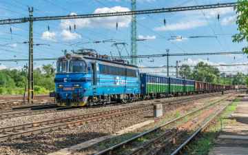 Картинка техника электровозы состав локомотив